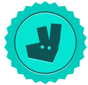 Deliveroo's Choice award badge
